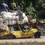 Overloaded car